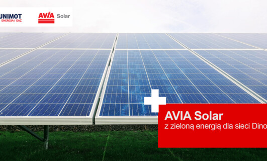 AVIA Solar z zieloną energią dla sieci Dino